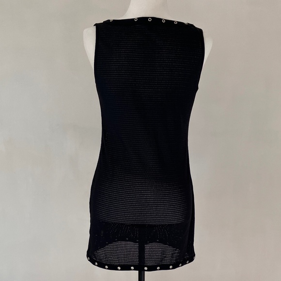 SHAN BLACK MESH & GROMMETS COVERUP - Picture 11 of 13